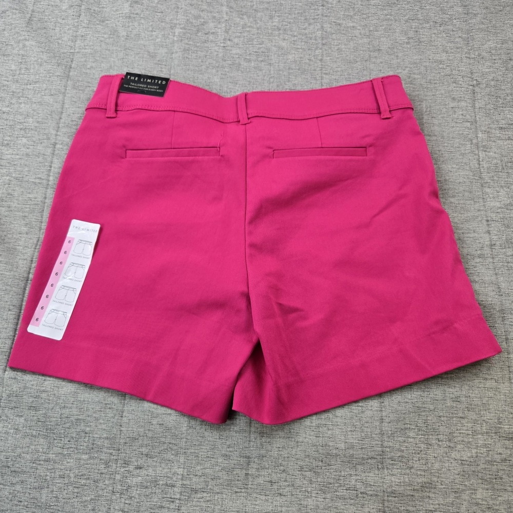 NWT‎ The Limited Women's Casual Tailored Short Temper Pink Size 6 (32" X 5") - Picture 2 of 9